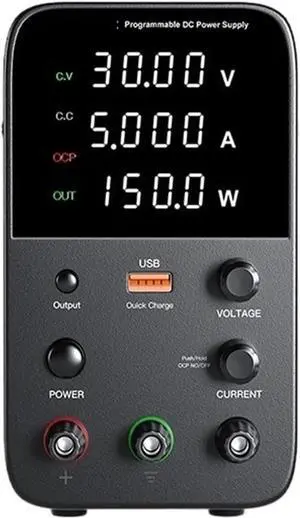 Adjustable DC Power Supply, Switching Power Supply with Storage Memory(WPS305H 30V 5A,110V)