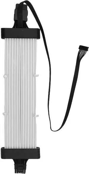 ARGB PSU Cable, 5V RGB Cable Extension PC, PSU Extension for GPU and Motherboard PC Cables Compatible with 8 Pin, 16 Pin (SK3 Controller Black)