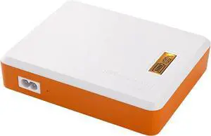 Xdorra 4 Channels 12V 9V 5V 24V 29.6Wh USB DC POE Ports Mini UPS 18650 Lithium Battery Backup Emergency Power Supply for Appliance Router ADSL CCTV Monitor & Phone with 1.2M US AC Cable