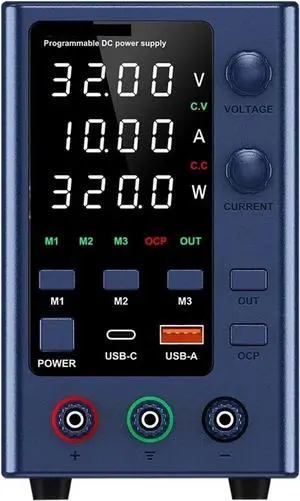 Adjustable DC Power Supply with 4-Digit LED Display with 3-Group Memory for Encoder(EPS1602 160V 2A)