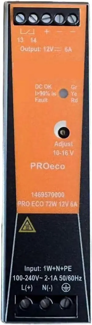 Switching Power Supply Module PRO ECO 72W 12V 6A 1469570000