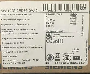 BXNXLX 3VA1025-2ED36-0AA0 3VA10252ED360AA0 New in Box Expedited