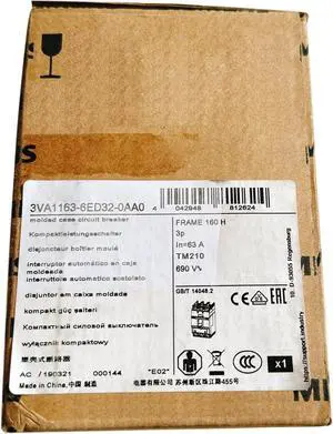 BXNXLX 3VA1163-6ED32-0AA0 3VA11636ED320AA0 New in Box Expedited