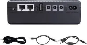 Router Battery Supply,10400 Mah WiFi Camera Battery Supply | Compact Uninterruptible Battery Supply, Small UPS Battery Supply, UPS Battery Backup for Monitor