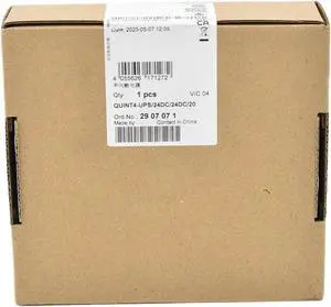 QUINT4-UPS/24DC/24DC/20 2907071 QUINT4UPS/24DC/24DC/20 2907071 New in Box Expedited QUINT4-UPS/24DC/24DC/20 2907071 QUINT4UPS/24DC/24DC/20 2907071 New in Box Expedited