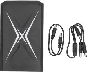 WOOXGEHM Mini UPS Battery Backup Uninterruptible Power Supply, 9VDC Input 8800mAh High Capacity Compact UPS System for Camera WiFi Router