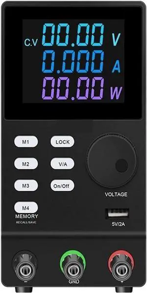 Regulated Power Supply, Digital Programmable Laboratory DC Switching Power Supply 30V 10A 300V 1A 120V 3A 60V5A 200V Adjustable Port USB Interface Reliability and Safety (Color : SPPS605DR, Size : T