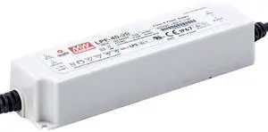 Mean Well LPF 40W 54V 0.76A LED Driver LPF-40-54 AC-DC Constant Current Voltage Switching Power Supply Converter Transformer with IP30, PFC, Plastic Case