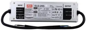 Mean Well ELG 200W 48-96V 2100mA LED Driver3 Wire Input ELG-200-C2100A-3Y Switching Power Supply Converter Transformer with IP65, PFC, Constant Voltage/Current