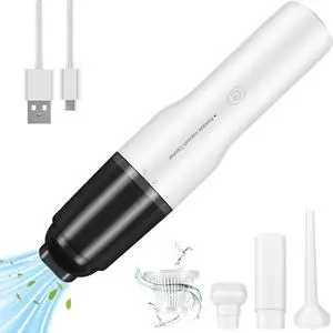 _Mega Brand 50W 12000PA Suction Cordless Car Vacuum Cleaner, Type-C Charge Portable Mini Handheld Vacuum for Car, Office, Keyboard