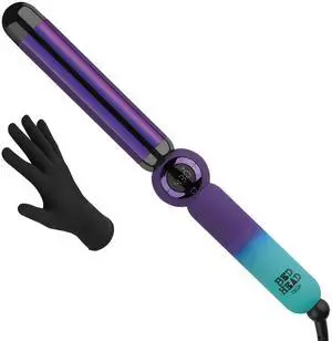 _Mega Brand Bed Head Rough Volume Shine Master 1-1/4" Digital Curling Wand - Fast Heat, Massive Shine, Multiple Settings, Travel-Friendly