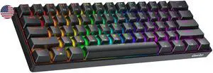 _Mega Brand RGB Hot-Swap Mechanical Gaming Keyboard  Black, USB-C, Per-Key RGB Lighting, Includes Keycap & Switch Pullers  Compact Tenkeyless for PC/Mac/Console