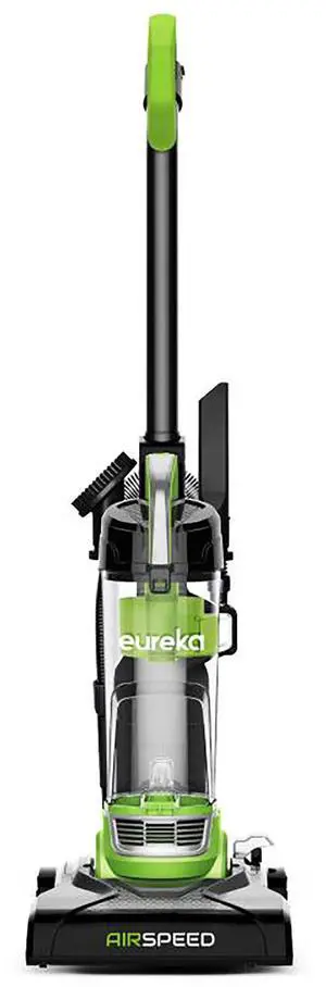 Airspeed Bagless Upright Vacuum (NEU100): Ultra Lightweight & Compact for Easy Maneuvering, with Built-In Crevice Tool, Dusting Brush, and a Spacious Dustcup  Sleek Green & Black Finish