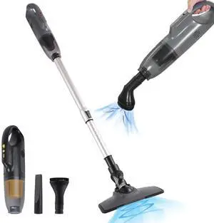 _Mega Brand Home Clearance Small Cordless Vacuum Cleaner  No Cord for Easy Pick-Up & Use, Strong Suction Cleaning Machine, Small Gray Cleaner for Home & Car