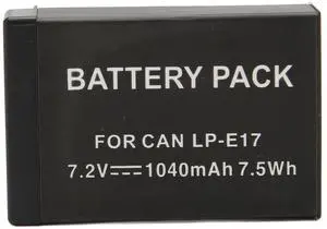 _Mega Brand LP,E17 Camera Battery, Intelligent Protection, Overcharge Safe, 7.2V 1040mAh