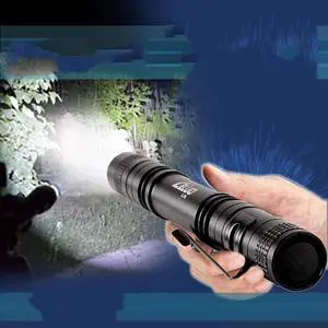 _Mega Brand LED Pocket Flashlight with Clip, Waterproof Flashlight, 150LM, Super Bright LED, Pocket-Size Small LED Flashlight for Hiking, Camping, Emergency