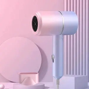 _Mega Brand Portable Hair Dryer, 700W Foldable Mini Hair Dryer with Heating/Cold Settings, Lightweight Small Hair Blow Dryer for Home Travel Curly/Thin/Thick Hair Fast Drying