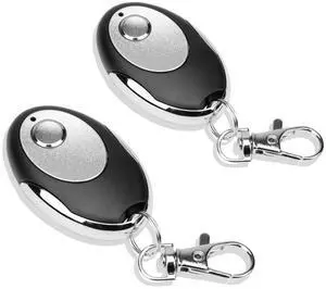 _Mega Brand 315MHz Purple Learn Button Garage Door Remote Control Keychain Compatible with Sears Craftsman 139.53753 - LiftMaster 370LM 371LM 372LM 373LM - Chamberlain 950D 953D 956D (2 Pack)