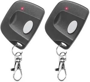 _Mega Brand 2 for 300 MHz Multicode Linear Garage Door Gate Opener Remote Control with 10 DIP Switch Keychain,Replacement for 3089,3060,3070,308911,MCS308911,MCS306010,MCS307010 Gate Clicker