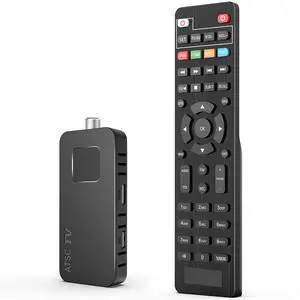 _Mega Brand Digital Converter Box for TV [2025 Updated],Mini ATSC Tuner [Hidden Behind TV],Watch & Record Free Over-The-Air Channels,Projectors with HDMI Output,DVR&EPG Ready,2-in-1 Learning Remote