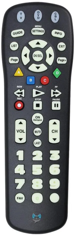 _Mega Brand TV Remote Control UR3-SR3S Big Button Remote Control Replacement for Spectrum Set-top Cable Boxes