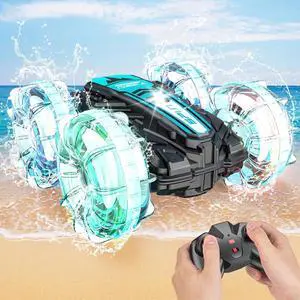 _Mega Brand RC Car for Kids, 2.4 GHz Amphibious Remote Control Cars All Terrain Toys Boys Girls Gifts