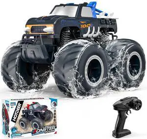 _Mega Brand 1:16 Remote Control Cars , Waterproof 4WD RC Monster Truck Toys Gifts for Kids Adults