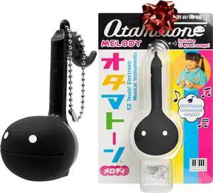 _Mega Brand Melody Portable Small Size Electronic Keychain Musical Toy from Japan - Black