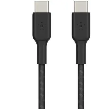 _Mega Brand Cable USB-C a USB-C Trenzado de 5 Pies con Correa, Cable para iPhone 16, 15 Modelos y Más - Negro