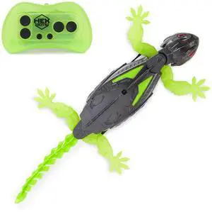_Mega Brand Wall Crawler Gecko, Rechargeable Remote Control Robot Kids Toys, Climbs up Walls for Prank Toys & Games, RC Robot Toys for Boys & Girls Ages 4 & Up