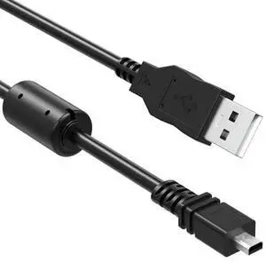 _Mega Brand UC-E6 USB Data Cable Photo Transfer Charger 8-PIN Cord Compatible with Nikon D3300 D750 D5300 D7200 D3200, Coolpix B500 and more, some Coolpix and DSLR cameras (5.9ft)