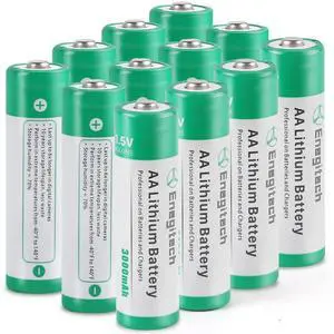 _Mega Brand AA Lithium Battery, Double A Lithium Battery 1.5V for Blink Outdoor 4 Camera, Smart Lock, Trail Camera, Flashlight Non-Rechargeable (AA 12 Pack)
