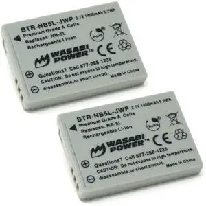 _Mega Brand Battery (2-Pack) for Canon NB-5L Battery for Canon NB-5L and Canon PowerShot S100, S110, SD700 is, SD790 is, SD800 is, SD850 is, SD870 is, SD890 is, SD900 is, & More