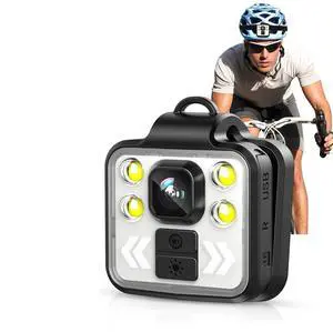_Mega Brand Personal Body Camera Video Recorder, 1080P Body Worn Cam with LED Brightness, Wearable Police Camera Head , 5-6HR Battery Life