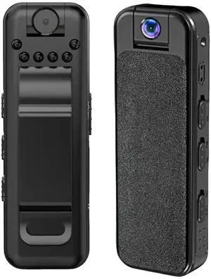 _Mega Brand 1080P Mini Body Camera - Wearable Hands-Free Action Cam with 180° Rotating Lens - Portable Body Worn Camera for Work, Cycling, Security & Pet Monitoring (No SD Card)