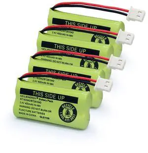 _Mega Brand BT162342 BT262342 Battery Compatible with BT183342 BT283342 BT166342 BT266342 Vtech CS6114 CS6419 CS6719 with AT&T EL52300 CL80112 CS6719-2 Cordless Handsets (Pack of 4)