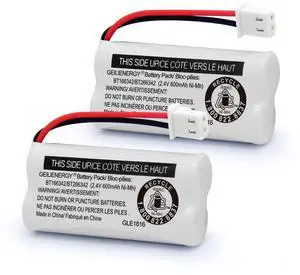 _Mega Brand BT162342 BT262342 Battery Compatible with BT183342 BT283342 BT166342 BT266342 VTech CS6114 CS6419 CS6719 at&T EL52300 CL80111 Cordless Phone(Pack of 2)