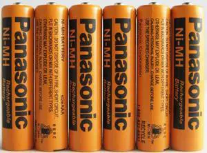 _Mega Brand HHR-75AAA/B-6 Ni-MH Rechargeable Battery for Cordless Phones, 700 mAh (Pack of 6)