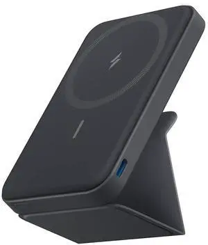 _Mega Brand 622 Magnetic Battery (MagGo), 5,000mAh Foldable Magnetic Wireless Portable Charger with Stand and USB-C Port (On The Side), Magsafe-Compatible for iPhone 16/15/14/13 Series