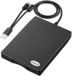 _Mega Brand Floppy Disk Reader 3.5 inch External USB Floppy Disk Drive Floppy Disc Reader for PC Laptop Windows 11/10 (Frosted Texture, 3.5 Inch)