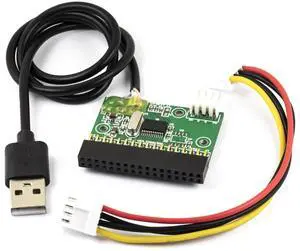 _Mega Brand 1.44MB 3.5" Floppy Drive Connector 34 Pins to USB Cable Adapter PCB Board U Disk to Floppy Disk