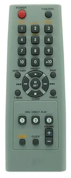 _Mega Brand Replacement Remote Control for Aiwa RC-CAS12 NSX-RV85 RC-CAS05 XR-EC10 XR-EC12 XR-TC80 Compact Disc CD Stereo System