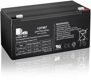 _Mega Brand 24V 7AH Battery for 24 Volt Ride on Cars Toys, 24V 7Ah Rechargeable Battery, Compatible with 24 Volt Ride-Ons