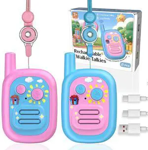 _Mega Brand Walkie Talkies for Kids 2Pack,Walkie Talkies Toys for Girls,Outdoor Adventure Toys with 1000ft Range,Boy Girls Radio Toy for 3-12 Outdoor Game,Birthday Gift Christmas for Boys Girls