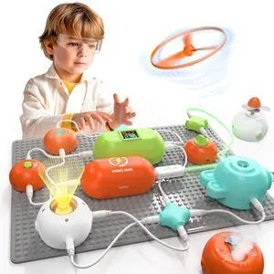 _Mega Brand cience Kits for Kids - STEM Kits for Kids, Electronics Exploration Kit, Over 420 Projects, 35 Circuit Parts, STEM Educational Toy Gifts for Kids Boys Girls Ages 3 4 5 6 7 8 9 10 11 12