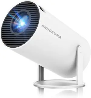 _Mega Brand Mini Support 4K 1080P Portable Projector with Dual Band WIFI6 5G Wireless 5.2 Bluetooth Android 11,200 ANSI Lumens, 180° Rotatable, Auto Keystone Correction,35"-130" Screen Video Projector