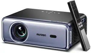 _Mega Brand EAZZE D1 Pro Smart Projector with WiFi and Bluetooth, Official Apps, Auto Focus & Keystone, dbx-tv Total Sonics & DoIby Audio, 350 ANSI Native 1080P Portable Outdoor Movie Projector, Blue