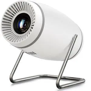 Mini Projector, Projector with WiFi and Bluetooth, 4K 1080P Support Portable Projector 180° Rotatable 130'' Screen Movie Projector Auto Keystone Compatible with HDMI/USB/Smartphone/PC/Laptop