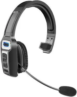 _Mega Brand Trucker Bluetooth Headset, V5.2 Wireless Headset with Upgraded Microphone AI Noise Canceling, On Ear Bluetooth Headphone with Mute for Driver Office Call Center