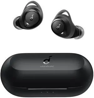_Mega Brand by Anker Life A1 True Wireless Earbuds, Powerful Customized Sound, 40H Playtime, Wireless Charging, USB-C Fast Charge, IPX7 Waterproof, Button Control, Bluetooth Earbuds, Commute, Sports